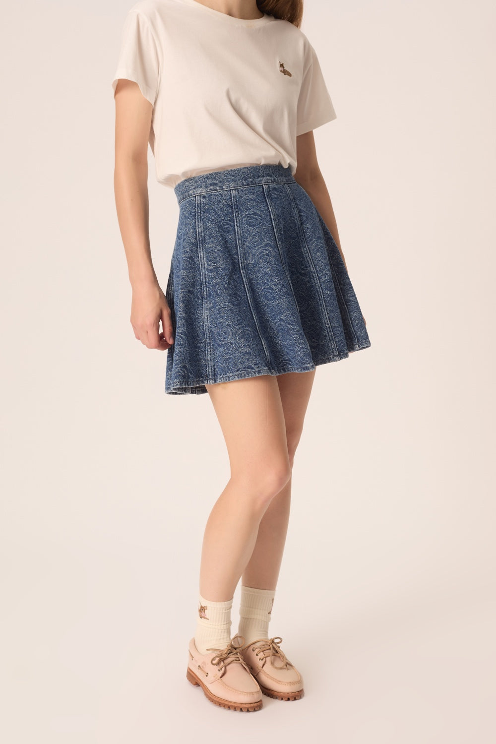 Jupe Lizandre Middle Blue