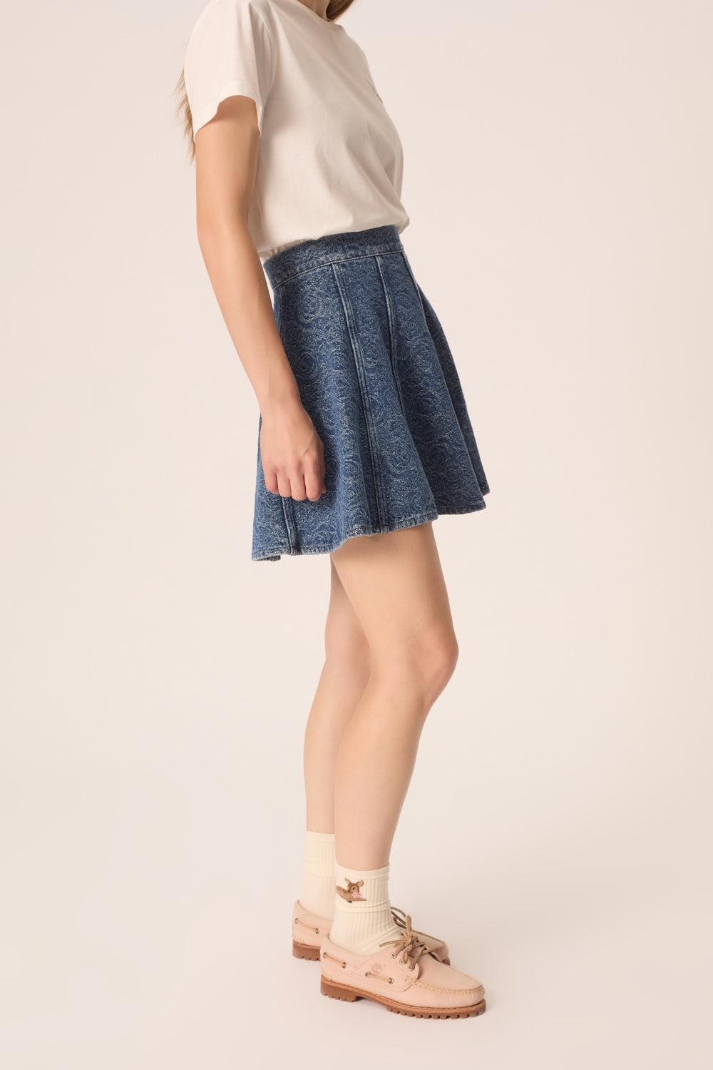 Jupe Lizandre Middle Blue