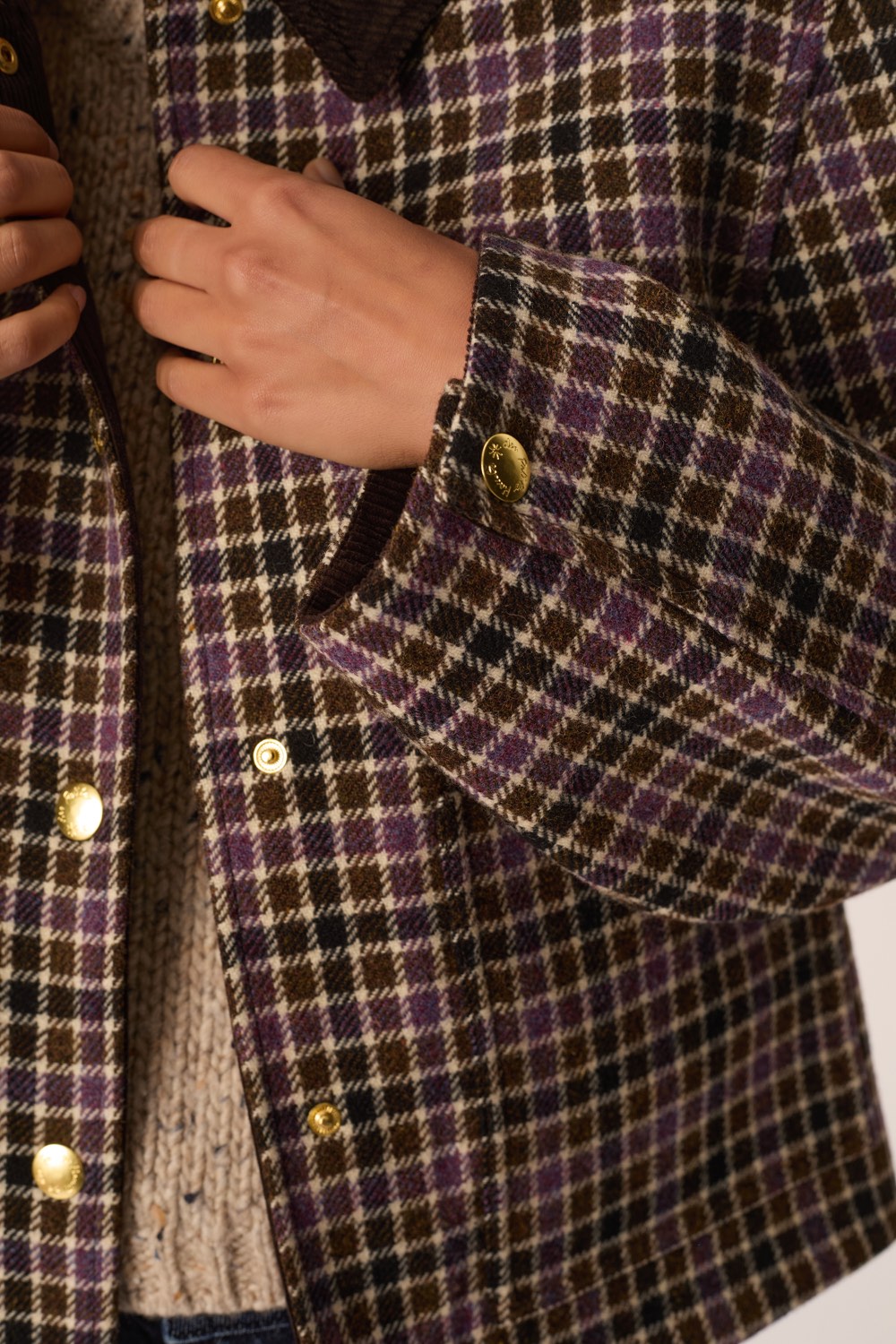 Coat Ytria Carreau Automne