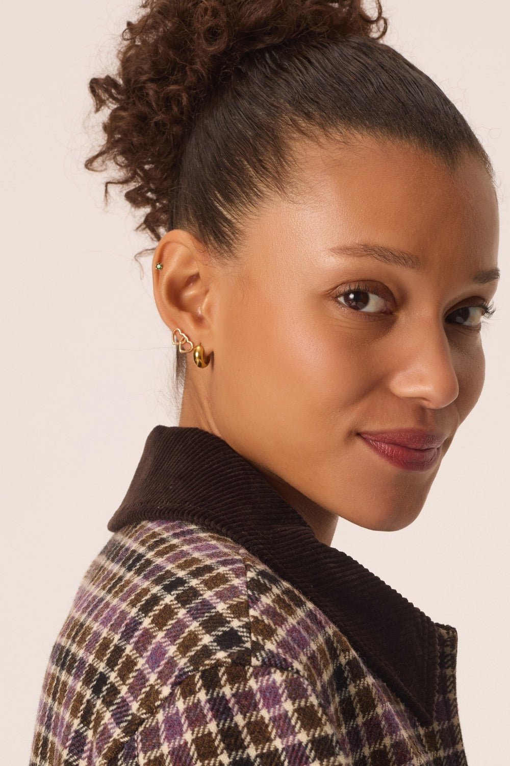 Coat Ytria Carreau Automne
