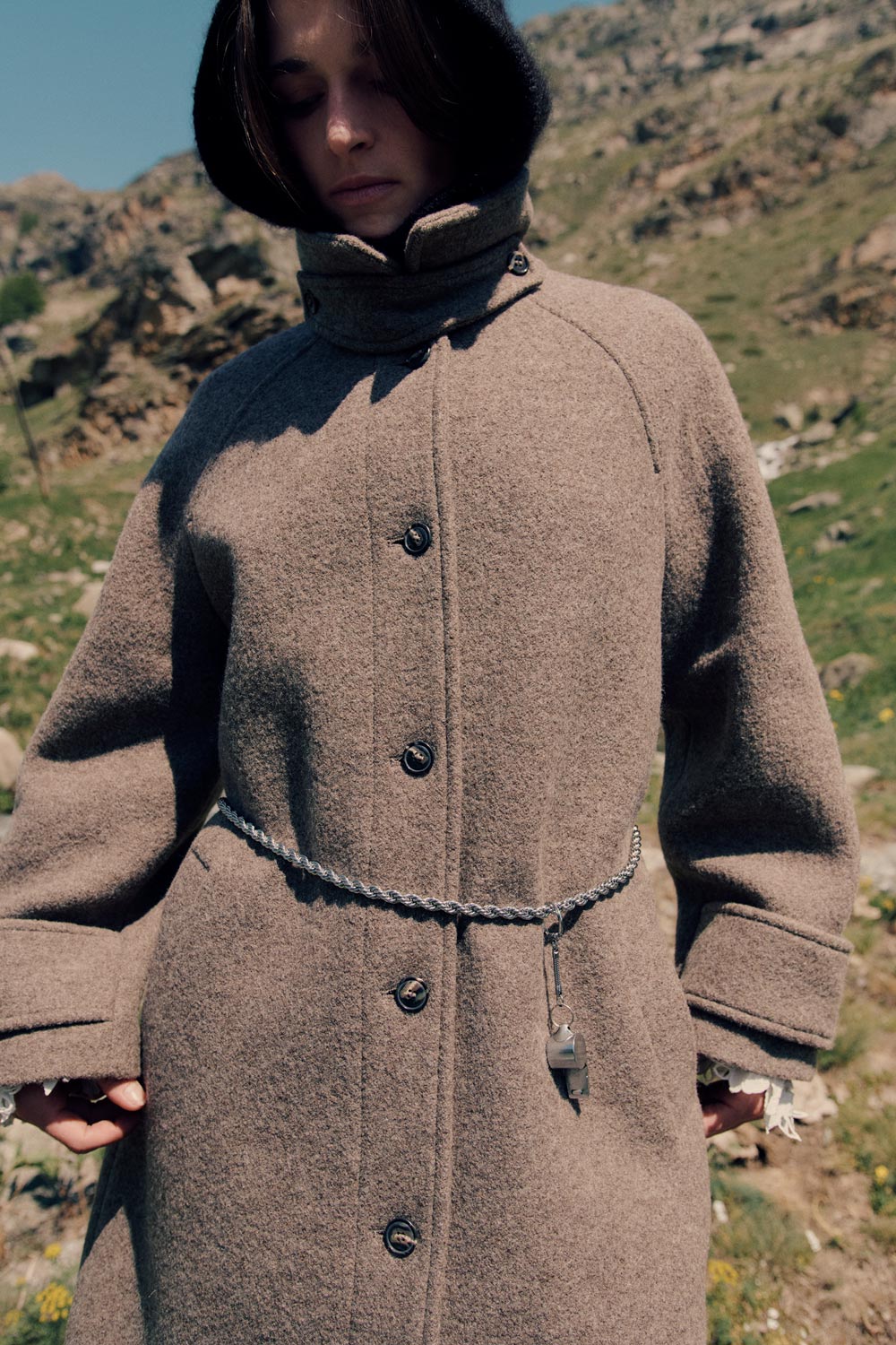 Coat Yver Roche Chine
