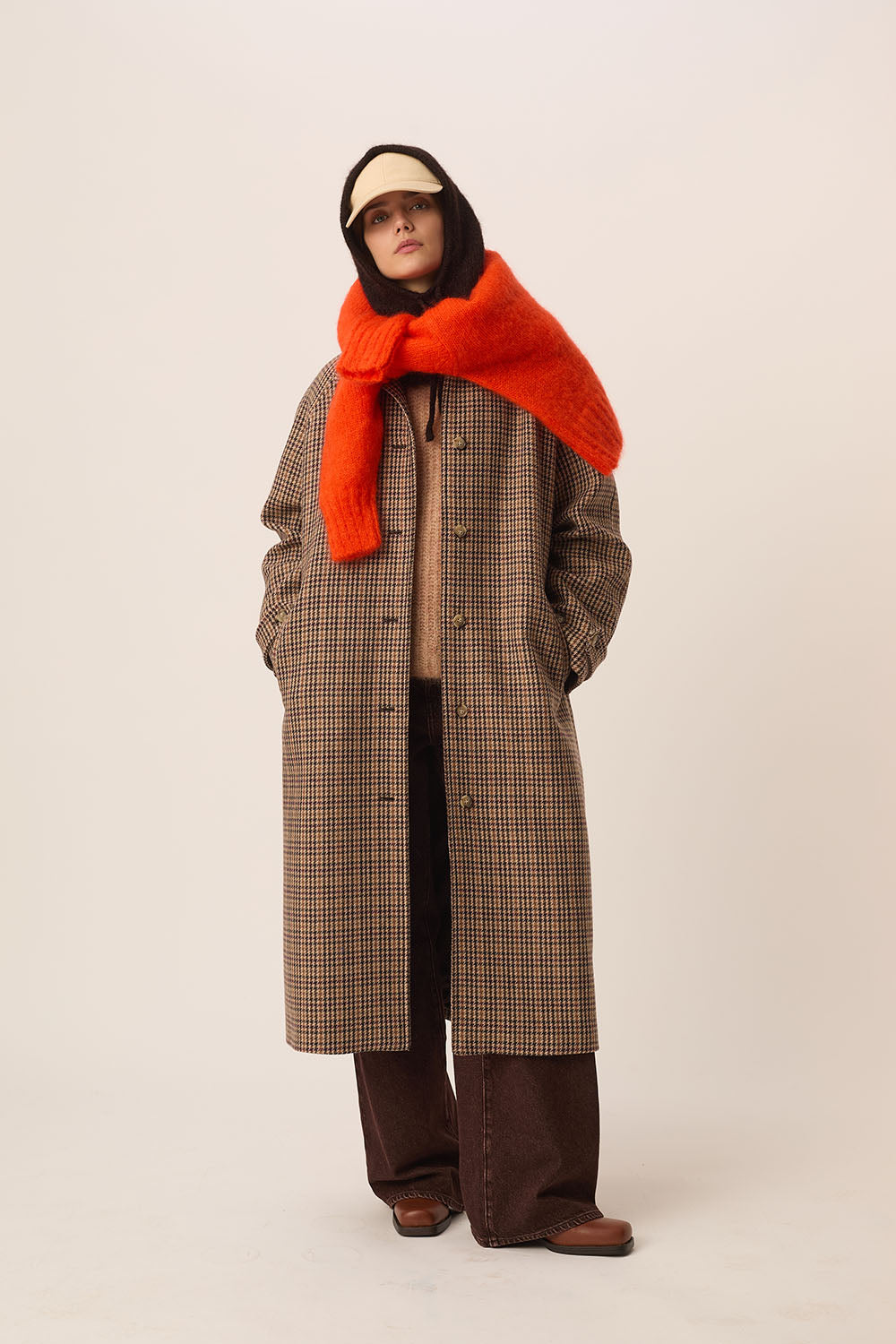 Coat Yonique Carreau Grand Pa