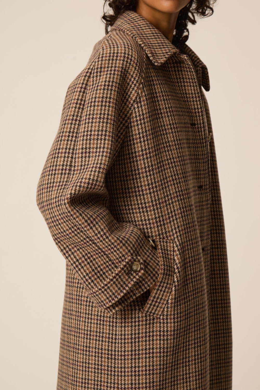 Coat Yonique Carreau Grand Pa