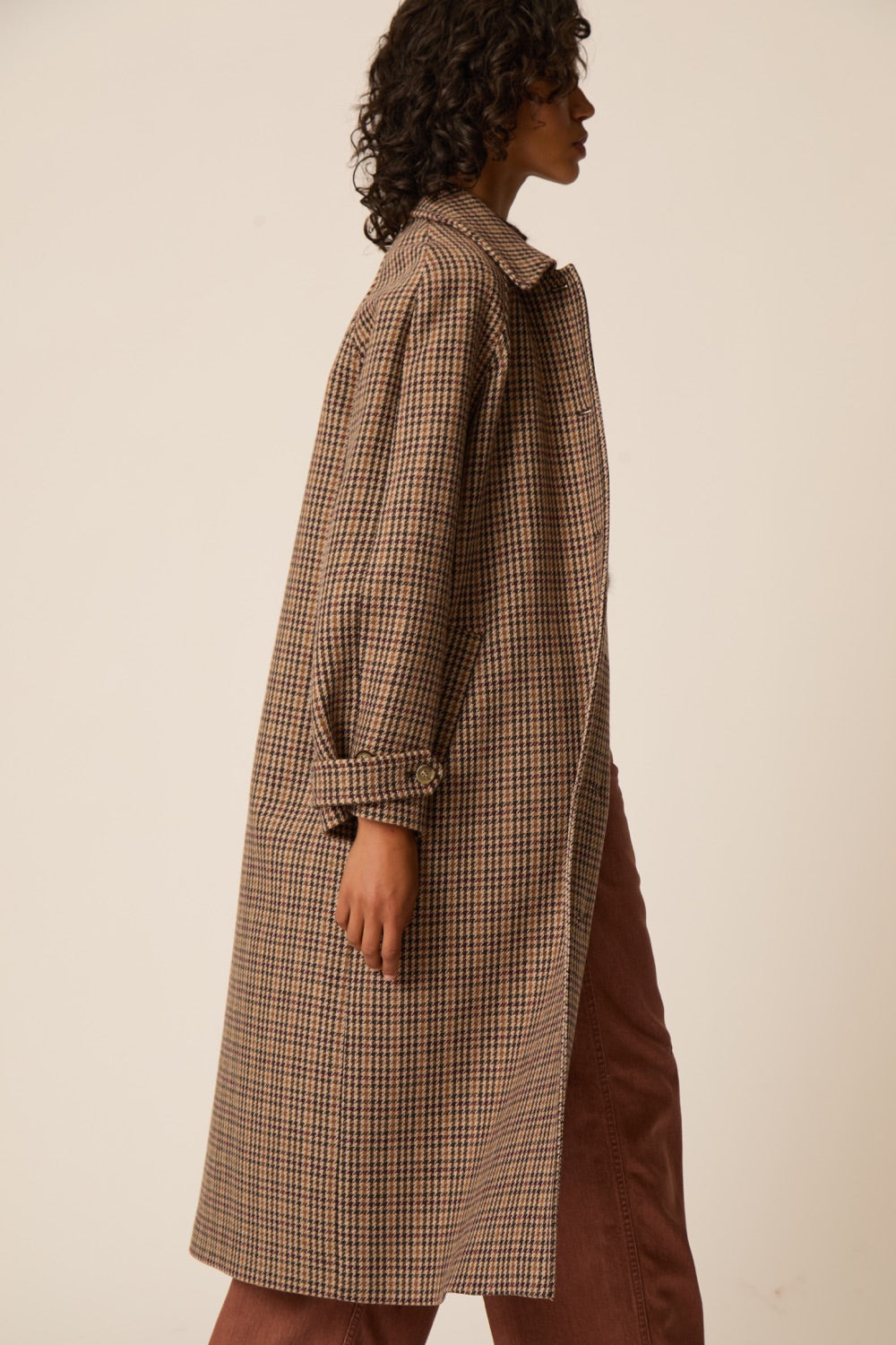 Coat Yonique Carreau Grand Pa