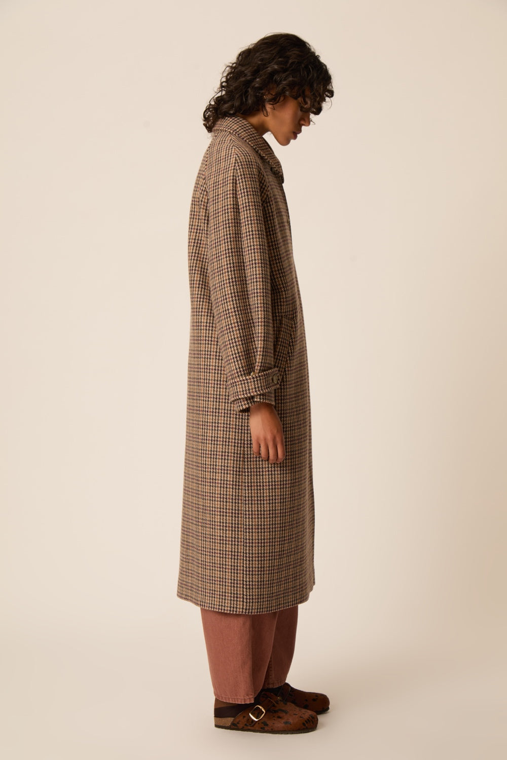 Coat Yonique Carreau Grand Pa