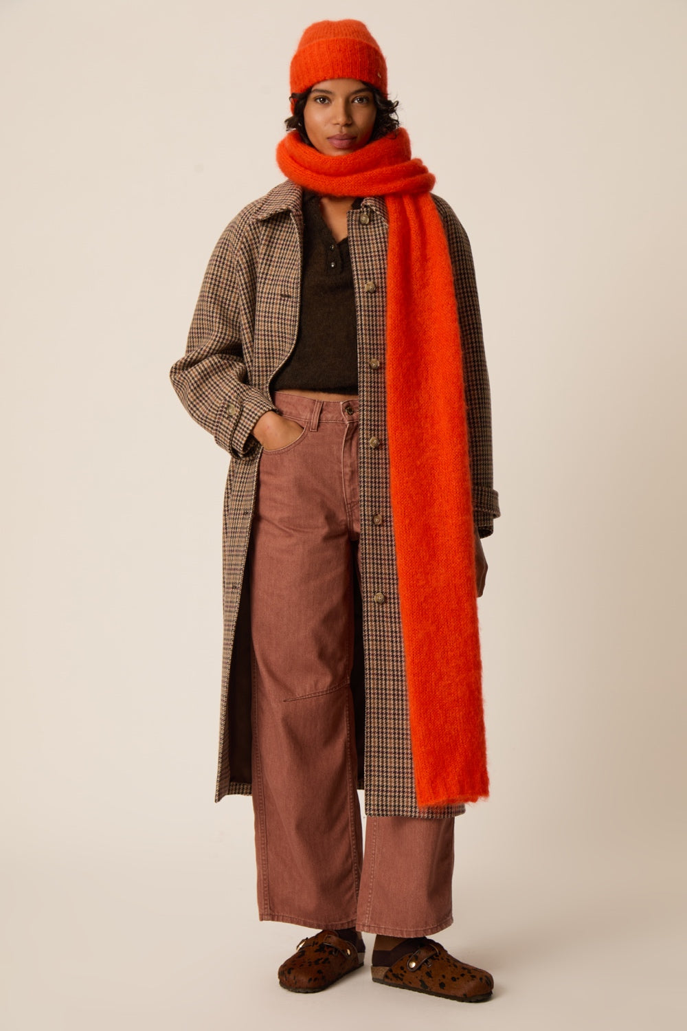 Coat Yonique Carreau Grand Pa