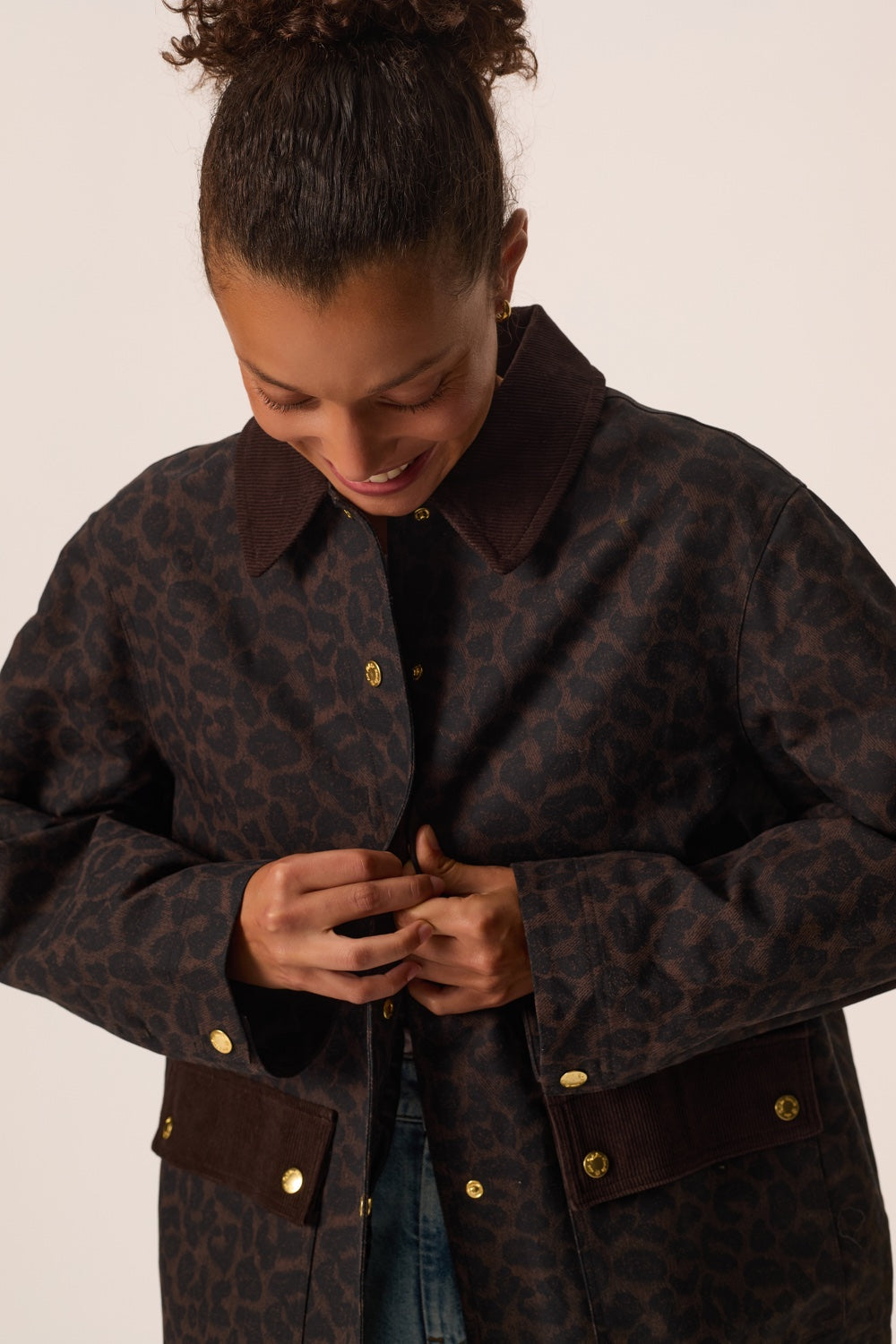 Coat Yolanda Leopard