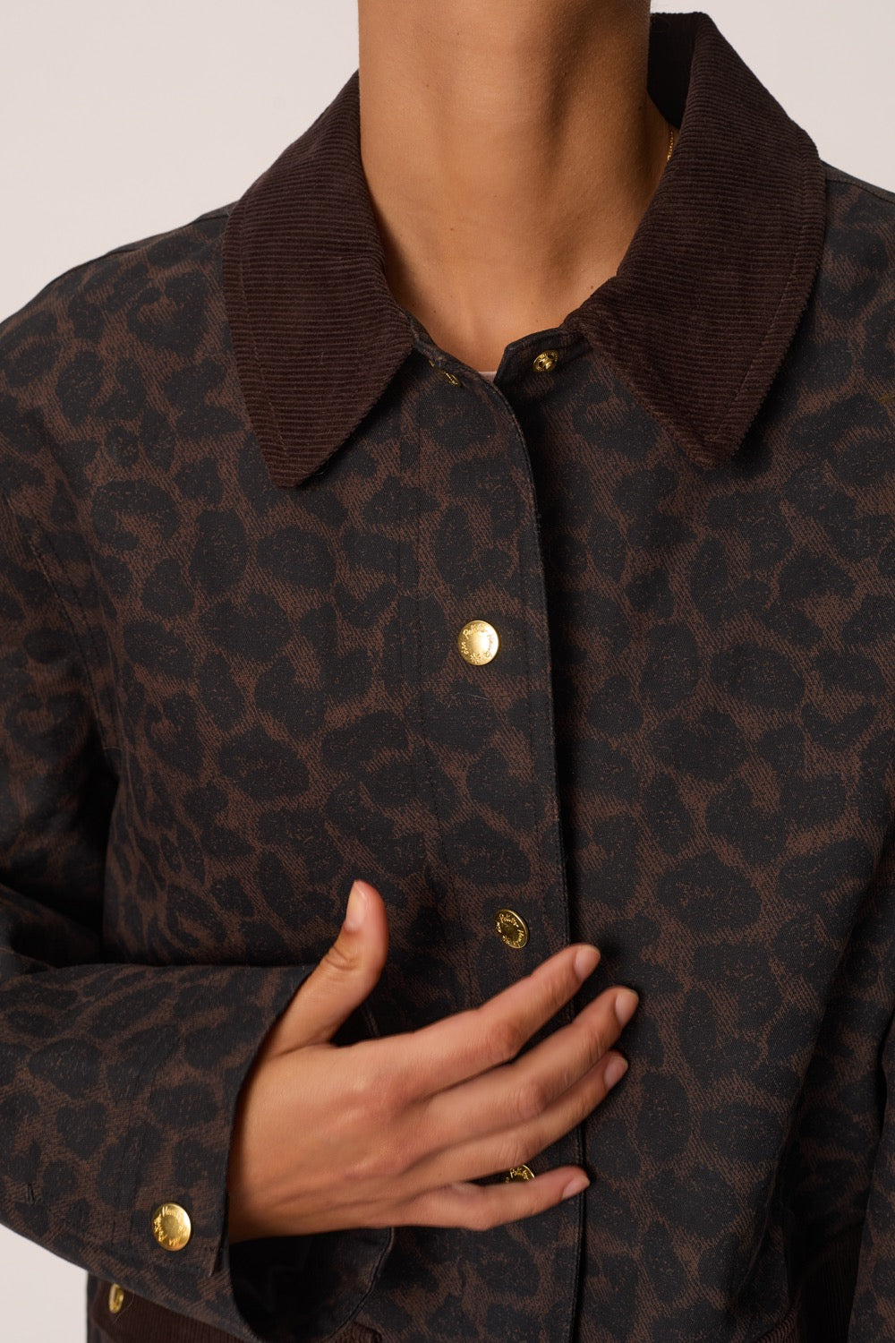 Manteau Yolanda Leopard