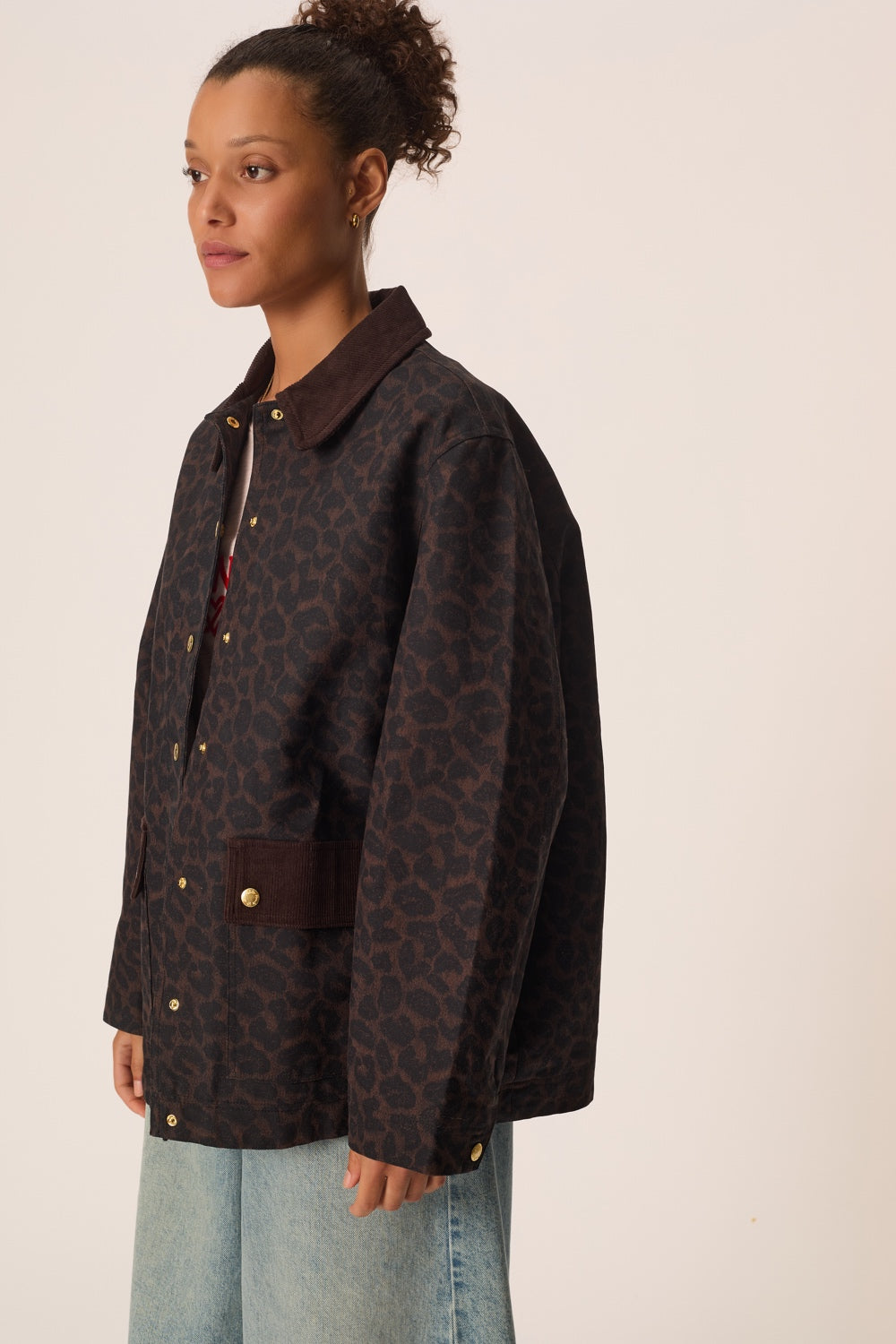 Manteau Yolanda Leopard