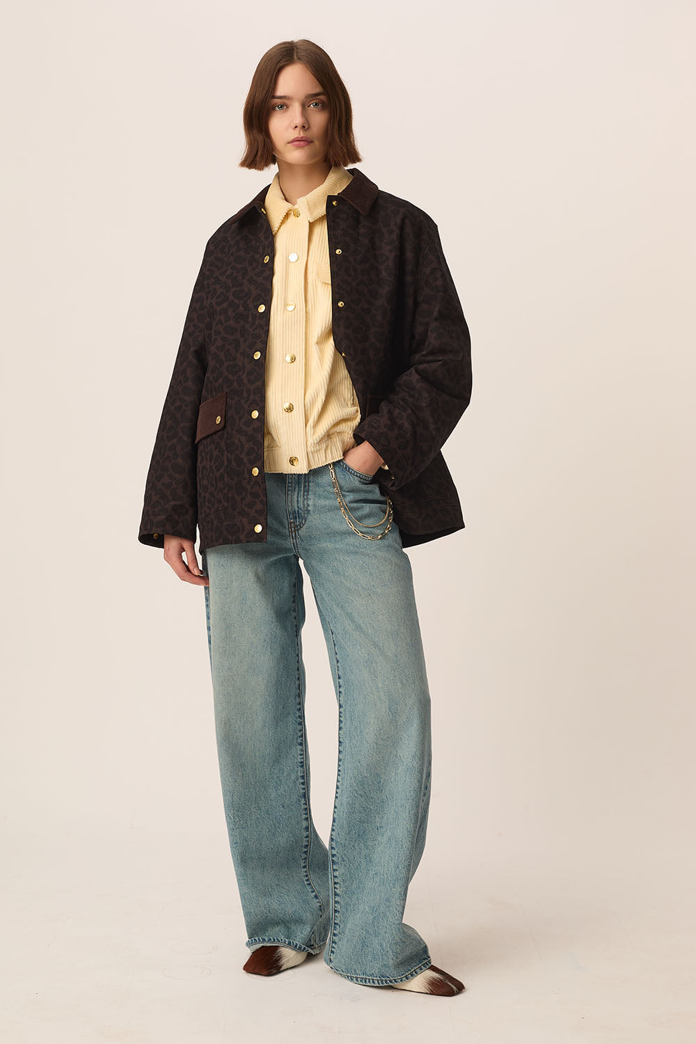 Manteau Yolanda Leopard