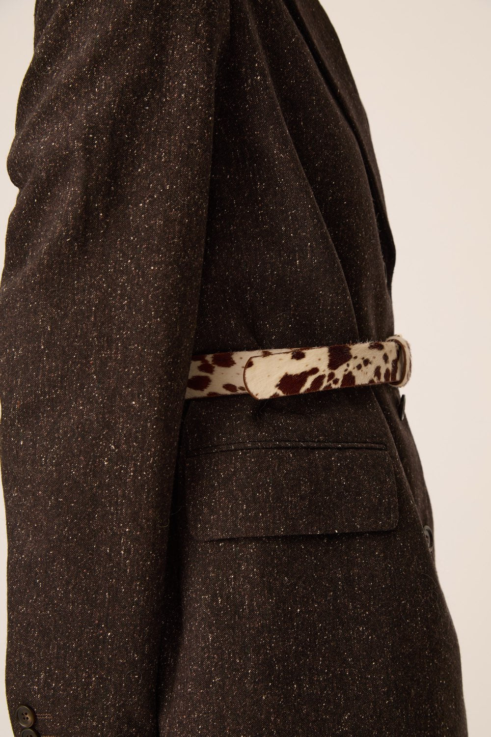 Ceinture Martino White Cow