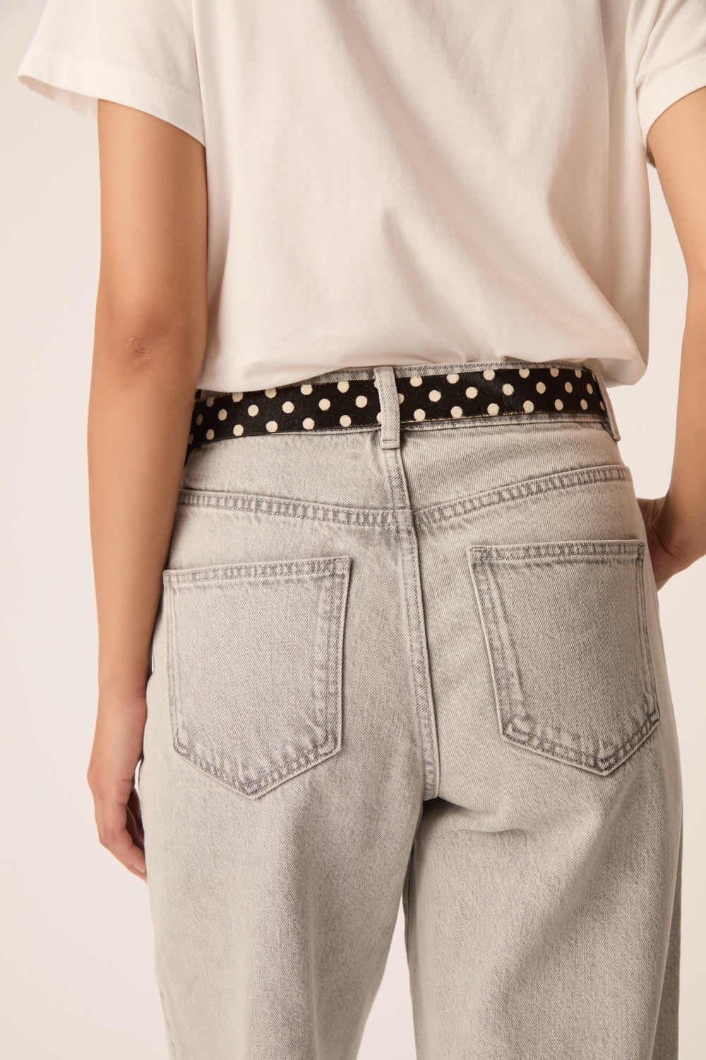 Belt Martino Pois Ecru