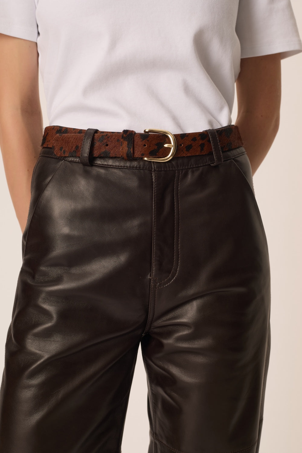 Belt Martino Brown Cow