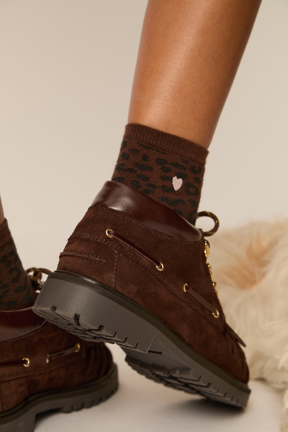 Chaussettes Olfi Leopard