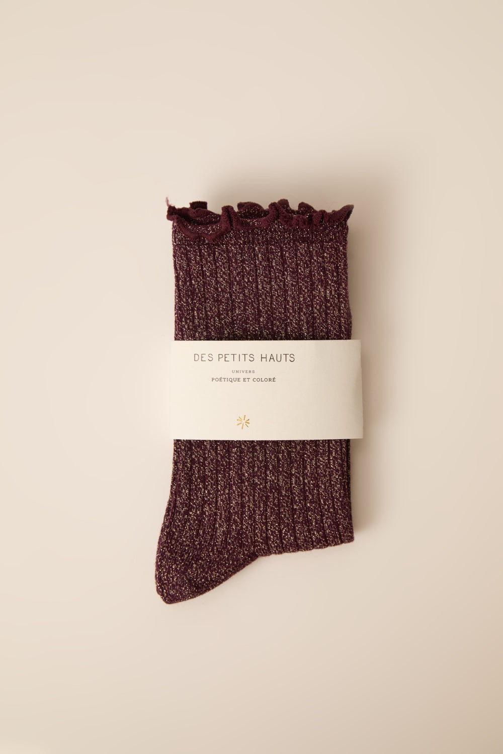 Chaussettes Orthense Prune