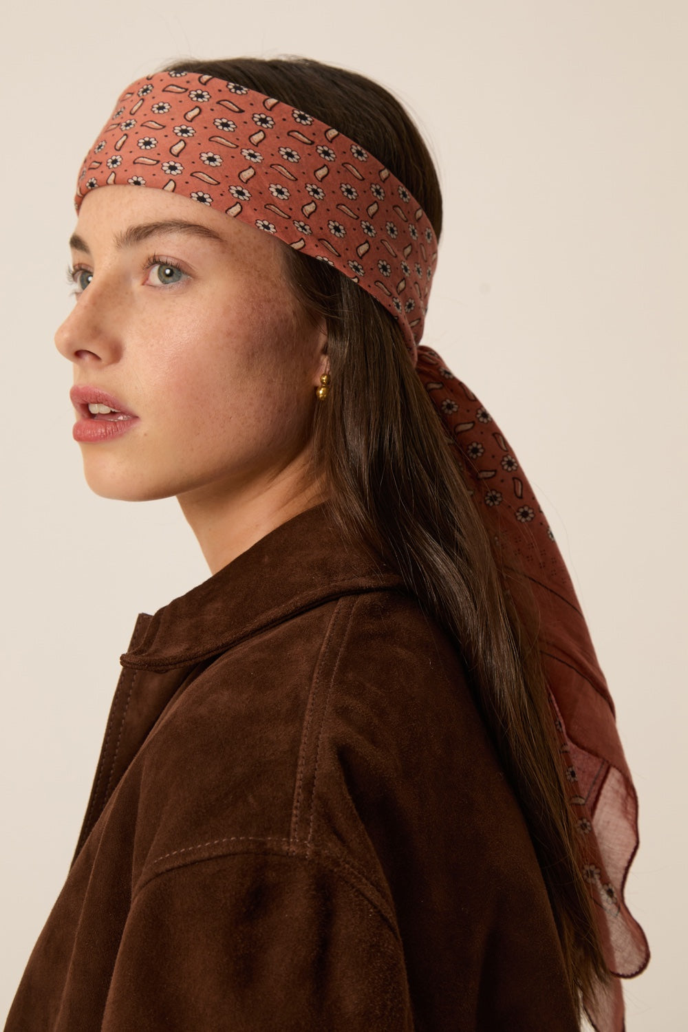 Foulard Namibie Cravate Blush