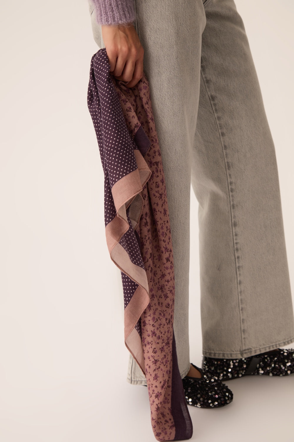 Foulard Nyrisa Iris Bois