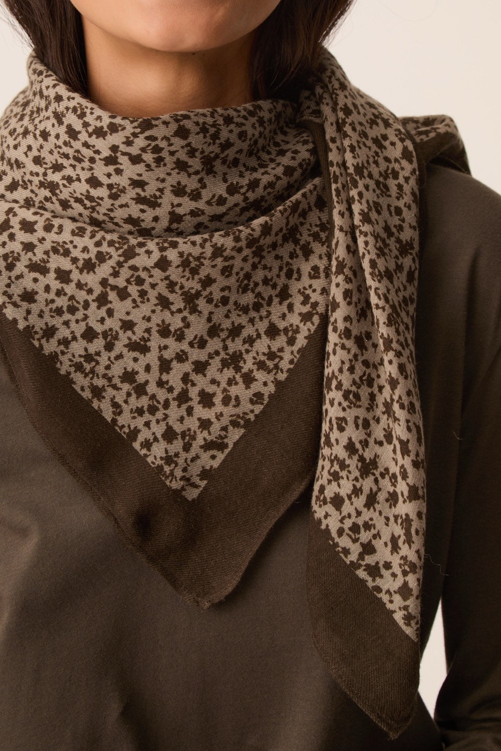 Foulard Ninette Melodie Algue