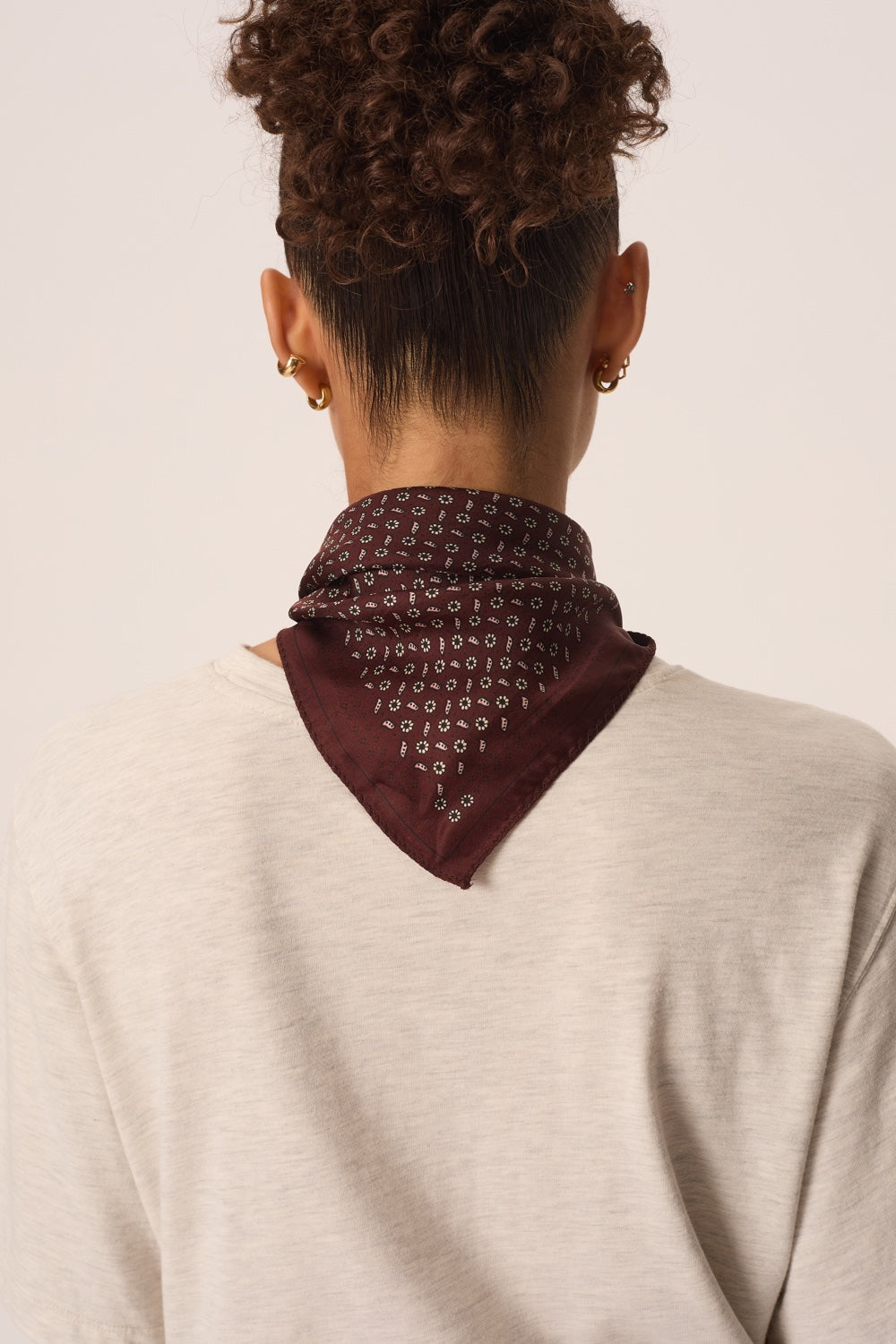 Foulard Natou Cravate Choco