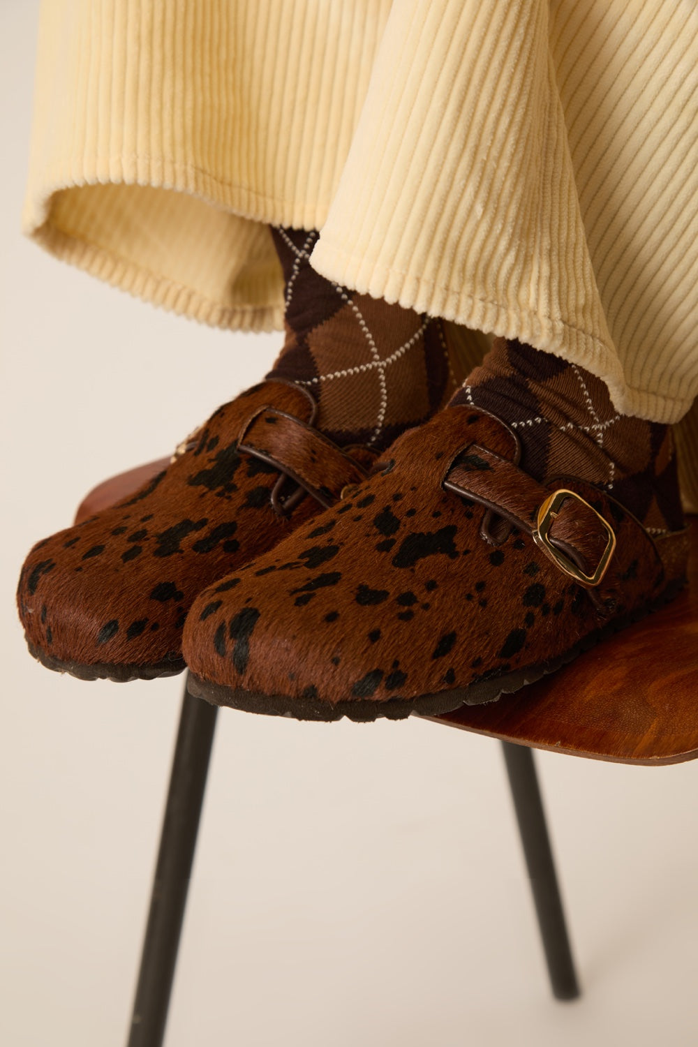 Mules Wambi Brown Cow