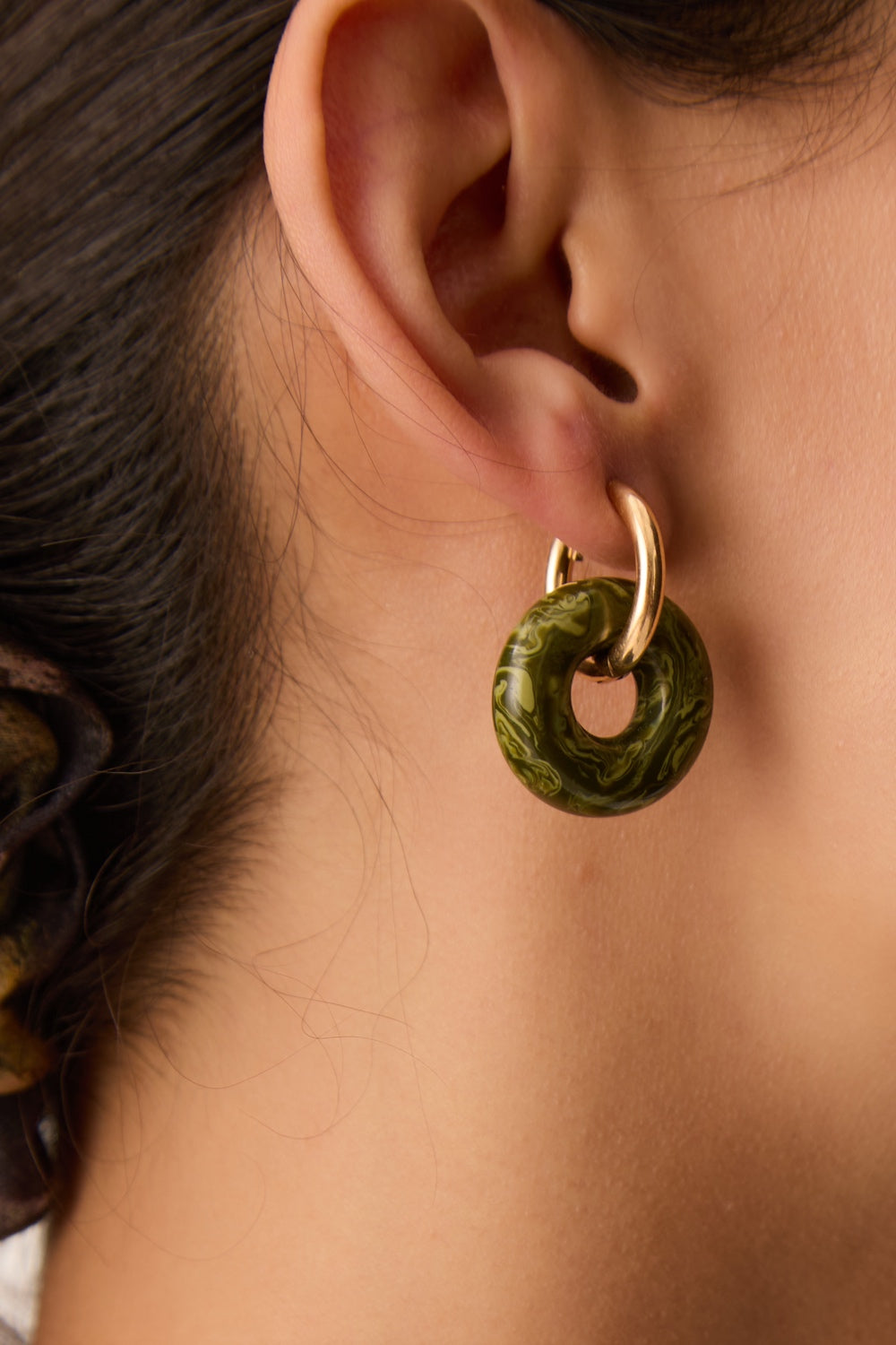 Boucles D'Oreilles Madou Algue