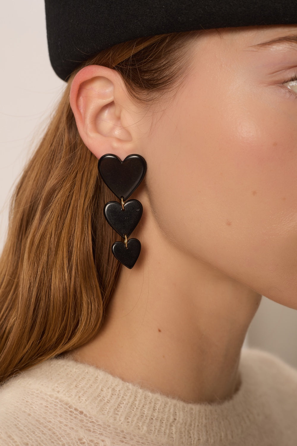 Boucles D'Oreilles Maureen Noir