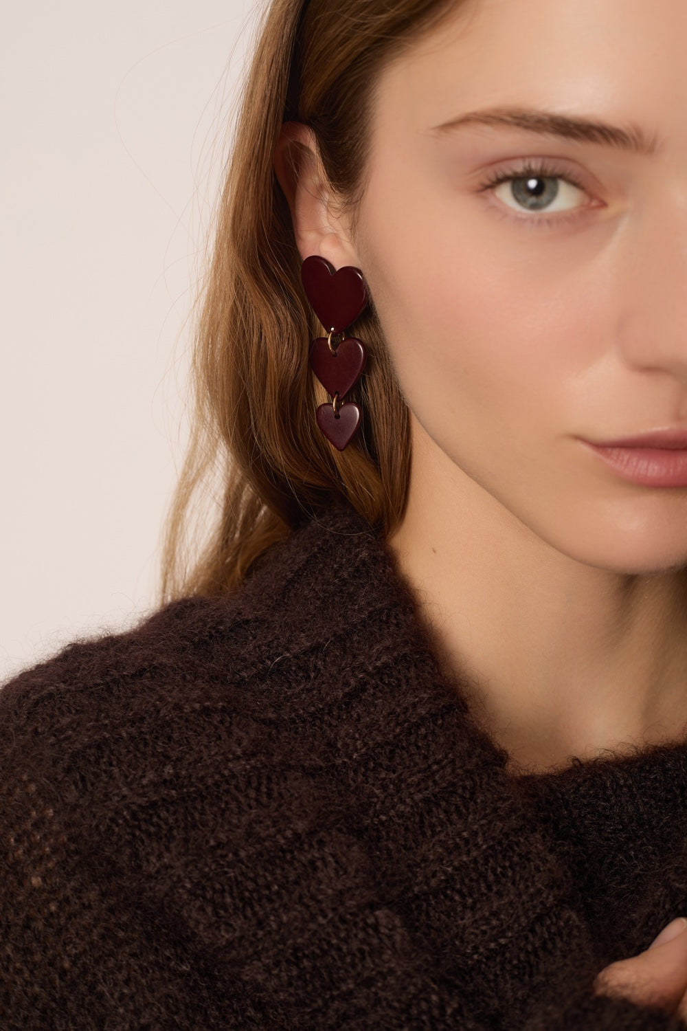 Boucles D'Oreilles Maureen Prune